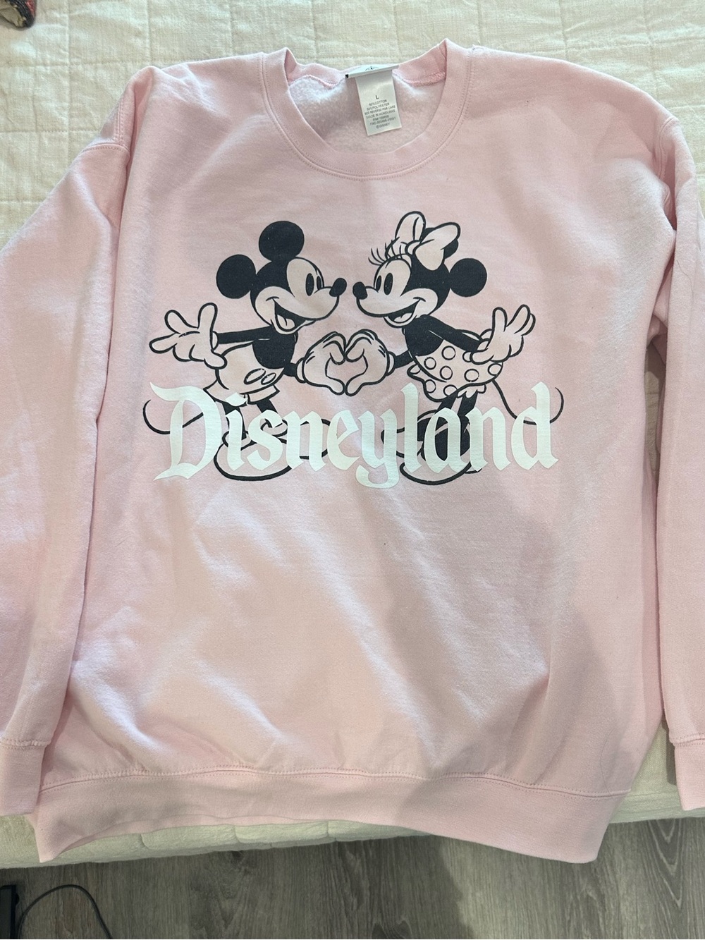 Disneyland valentines sweater
